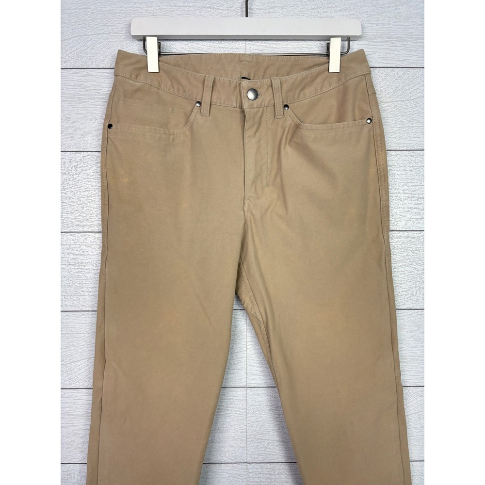 Lululemon ABC Slim Fit Pant Utilitech Light Khaki Beige 30 FLAWED - Picture 6 of 8